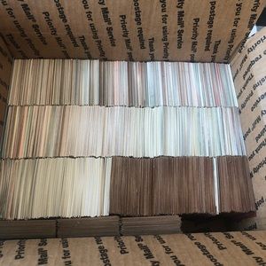 Vintage Bundle of Cards - Baseball/Football Basket